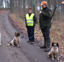 Metta & Oscar med sina spaniels